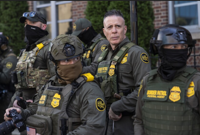 Commander Bovino with his squad